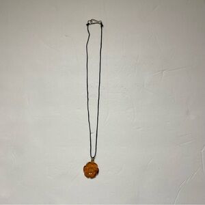 Women’s Orange Flower Necklace